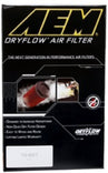 AEM 02-09 Chevy Trailblazer 5.813in OD x 3.375in Flange ID x 7.25in H Replacement DryFlow Air Filter - aemAE-10009