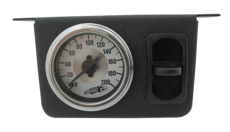 Air Lift Single Needle Gauge Panel With One Paddle Switch- 200 PSI - alf26161