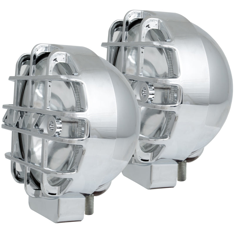 ANZO Hid Off Road Light Universal 6in HID BULLET Style Off Road Lights Chrome Pair - anz861095