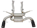aFe MACHForce XP 2.5in Axle Back Stainless Exhaust w/ Black Tips 07-13 BMW 335i 3.0L L6 (E90/92) N55 - afe49-36327-B