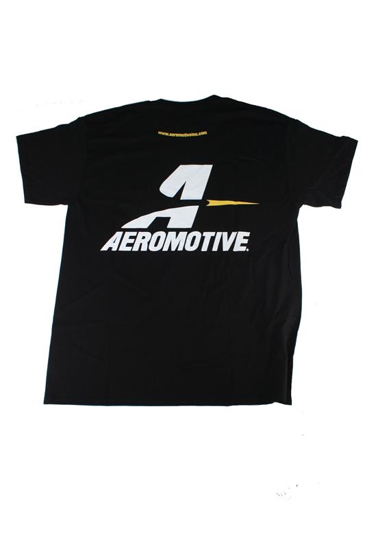 Aeromotive Logo T-Shirt (Black) - Large - aer91016
