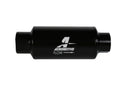 Aeromotive In-Line Filter 10AN 10 Micron Microglass Element Bright-Dip Black 2in OD - aer12350