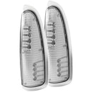 ANZO LED Mirror Lights 2003-2007 Ford Excursion LED Mirror Lights Clear w/ Amber LED - anz861100