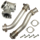 BD Diesel UpPipe Chevy 2001-2015 Duramax 6.6L Single Up Pipe Only for Passenger Side (Special Order) - bdd1403802
