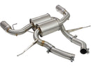 aFe MACHForce XP 2.5in Axle Back Stainless Exhaust w/ Polished Tips 07-13 BMW 335i 3.0L L6 (E90/92) - afe49-36327-P