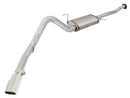 aFe MACHForce XP SS Exhaust 3in to 3.5in Cat-Back w/ Polished Tip 15 Ford F-150 EcoBoost V6 2.7/3.5L - afe49-43068-P