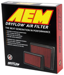AEM 07-10 Impreza / 08-10 Forester 8.75in O/S L x 8.563in O/S W x 2.438in H DryFlow Air Filter - aem28-20304