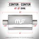 MagnaFlow Muffler Mag SS 14X4X9 2.25/2.25 C/C - mag11215