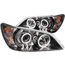 ANZO 2001-2005 Lexus Is300 Projector Headlights w/ Halo Black - anz121199