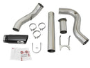 aFe ATLAS 5in DPF-Back Alum Steel Exhaust System w/Black Tip 2017 Ford Diesel Trucks V8-6.7L (td) - afe49-03090-B