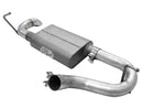 aFe Scorpion Exhaust System Axle Back Aluminized Hi-Tuck 07-17 Jeep Wrangler JK V6 3.6/3.8L - afe49-08046