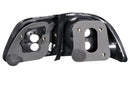 ANZO 1999-2000 Honda Civic Taillights Black - anz221068