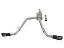 aFe MACH Force-Xp 3in CB SS Dual Exhaust w/Black Tips 09-16 GM Silverado/Sierra 4.3L/4.8L/5.3L - afe49-44071-B