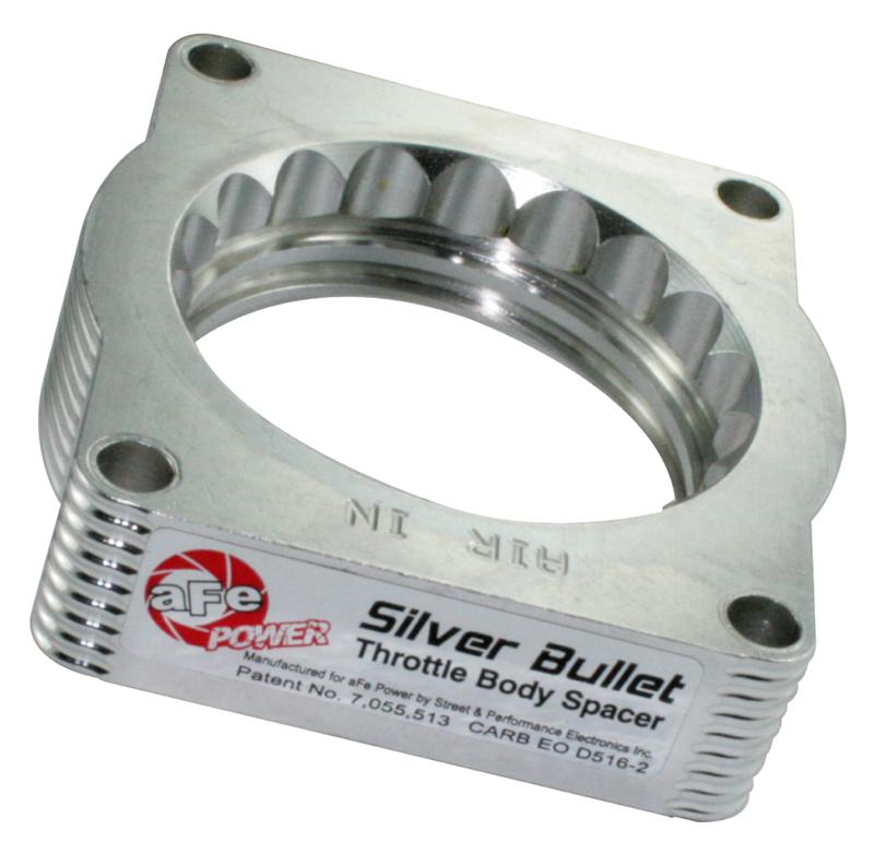 aFe Silver Bullet Throttle Body Spacer 12 Honda Civic Si / 08-12 Honda Accord / 09-12 Acura TSX - afe46-37001