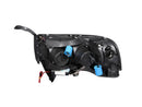 ANZO 1994-2001 Dodge Ram Projector Headlights w/ Halo Chrome - anz111056