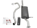 aFe MACHForce XP 2-1/2in 304 SS Cat Back Exhaust w/ Black Tips 2001-2016 Nissan Patrol (Y61) 4.8L - afe49-36121-B