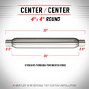 MagnaFlow Muff GP 4 Dia 26inch 2.5/2.5 - mag18146