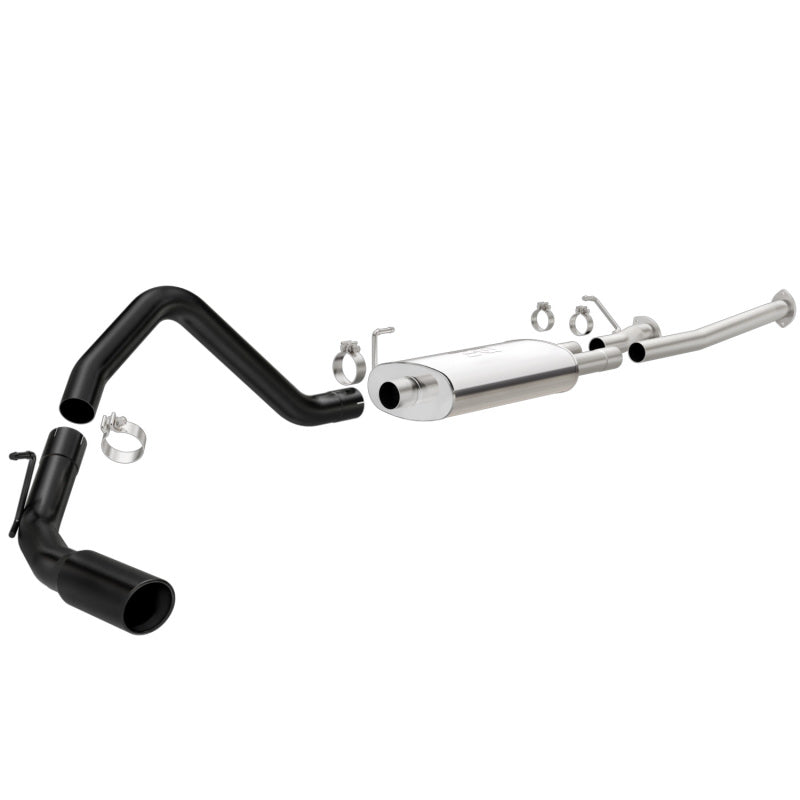 MagnaFlow Cat-Back Exhaust 14-16 Toyota Tundra V8 4.6/5.7L 3in SS Black Tips Single Side Exit - mag15367