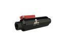 Aeromotive In-Line AN-10 Filter w/ Shutoff Valve 100 Micron SS Element - Black Anodize Finish - aer12331