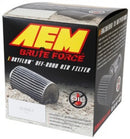 AEM Brute Force Dryflow Air Filter - Conical 6in Base OD / 5.125in Top OD / 5.25in Height - aem21-205BF