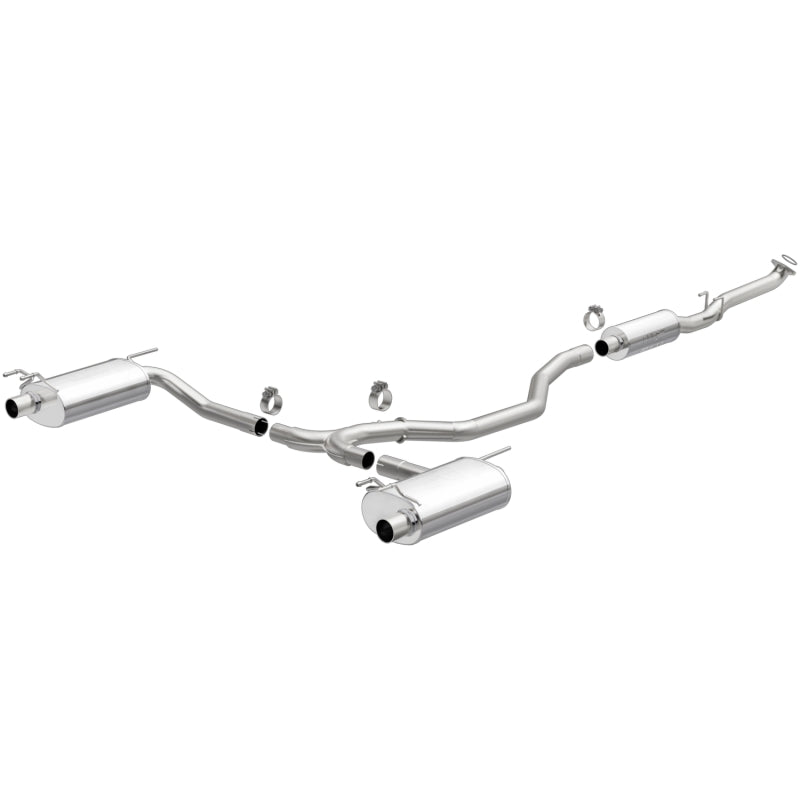MagnaFlow CatBack 2018 Honda Accord L4 2.0LGAS 2.5in Dual Outlet Stainless Street Series Exhaust - mag19393