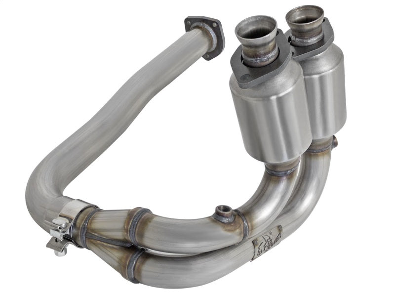 aFe Power Direct Fit Catalytic Converter Replacements Front 00-03 Jeep Wrangler (TJ) I6-4.0L - afe47-48001