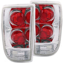 ANZO 1995-2005 Chevrolet Blazer Taillights Chrome - anz211004