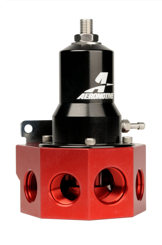 Aeromotive Regulator - 30-120 PSI - .500 Valve - 4x AN-08 and AN-10 inlets / AN-10 Bypass - aer13133