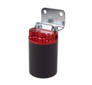 Aeromotive Canister Fuel Filter - 3/8 NPT/100-Micron (Red Housing w/ Black Sleeve) - aer12319