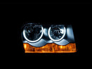 ANZO 2005-2010 Chrysler 300 Crystal Headlights w/ Halo Black (CCFL) - anz121138
