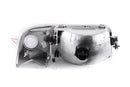 ANZO 1993-1997 Ford Ranger Crystal Headlights Chrome w/ Corner Lights 2pc - anz111119