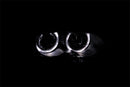 ANZO 1999-2001 BMW 3 Series E46 Projector Headlights w/ Halo Black - anz121013