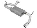 aFe Scorpion 2-1/2in Alum Steel Axle-Back Exhaust w/Polished Tip 07-18 Jeep Wrangler JK V6-3.6/3.8L - afe49-08047-P