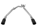 aFe MACHForce XP DPF-Back Exhaust 3in SS w/ 5in Black Tips 2014 Dodge Ram 1500 V6 3.0L EcoDiesel - afe49-42045-B