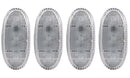 ANZO 2011-2016 Ford F-350 LED Fender Light Kit Clear 2pc Amber / 2pc Red - anz861108
