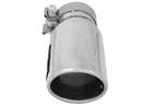 aFe MACH Force-Xp 3in Inlet x 4in Outlet x 9in Length 304 Stainless Steel Exhaust Tip Polished - afe49T30401-P09