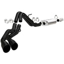 MagnaFlow SYS Cat-Back 10-14 Ford Raptor 6.2L V8 2.5/3in Black Dual Same Side Exit Rear 3.5 Tips - mag15366