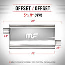 MagnaFlow Muffler Mag SS 22X5X11 2.5 O/O - mag14577