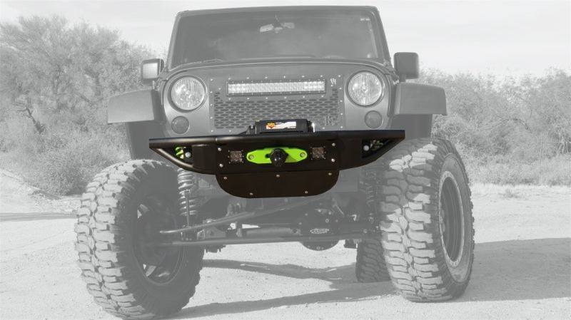 Addictive Desert Designs 07-18 Jeep Wrangler JK Venom Front Bumper w/ Winch Mount - addF952271370103