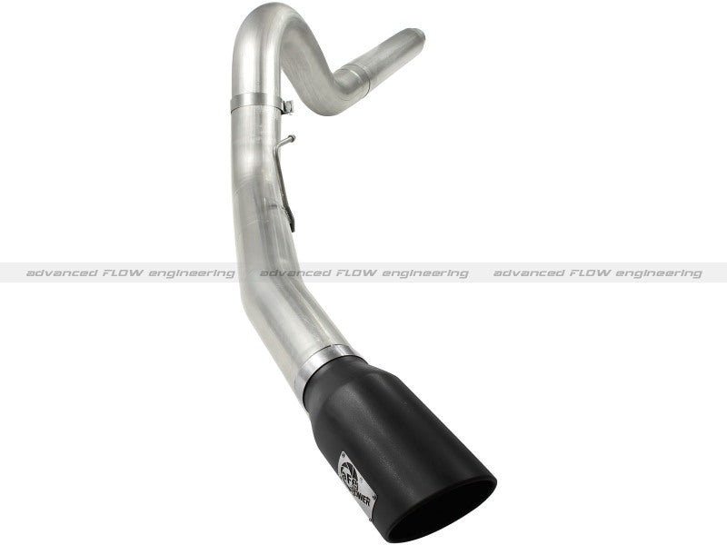 aFe MACHForce XP 5in DPF-Back Stainless Steel Exh Sys, Black tip,Ford Diesel Trucks 08-10 V8-6.4L - afe49-43054-B