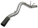 aFe LARGE BORE HD 4in 409-SS DPF-Back Exhaust w/Black Tip 2017 GM Duramax V8-6.6L (td) L5P - afe49-44085-B