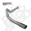 Diamond Eye KIT 4in DPF BACK SGL SS: 2011 FORD 6.7L PWRSTROKE F250/F350 - depK4376S