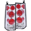 ANZO 2003-2015 Chevrolet Express Taillights Chrome - anz211088