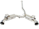 aFe Takeda Exhaust 304SS Dual Cat-Back w/ Polished Tips 08-13 Mitsubishi Lancer Evo X L4 2.0L Turbo - afe49-36701