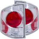 ANZO 1995-2005 Chevrolet S-10 Taillights Chrome 3D Style - anz211032