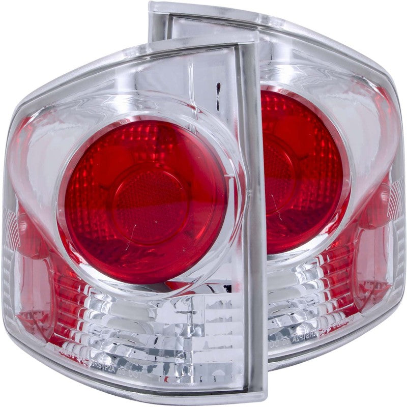 ANZO 1995-2005 Chevrolet S-10 Taillights Chrome 3D Style - anz211032