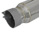 aFe MACH Force-Xp 409 SS Resonator 3in. Inlet/Outlet / 4in. Diameter / 12in. Body / 16in. Length - afe49M10001