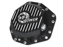 aFe Power Pro Ser Rear Diff Cover Black w/Mach Fins 2017 Ford Diesel Trucks V8-6.7L(td) Dana M275-14 - afe46-70352