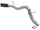 aFe LARGE BORE HD 3.5in DPF-Back Alum Exhaust w/Black Tip 2016 GM Colorado/Canyon 2.8L (td) - afe49-04064-B