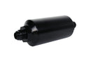 Aeromotive In-Line Filter - AN-08 size Male - 10 Micron Microglass Element - Bright-Dip Black - aer12375